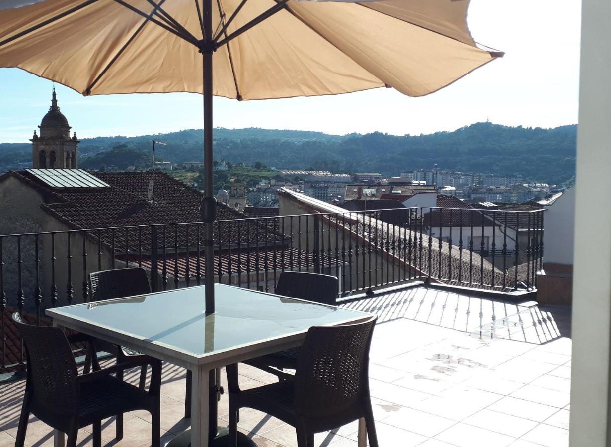Apartamento Con Terraza En El Casco Historico Оуренсе Екстериор снимка